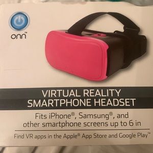 NIB pink virtual reality headset